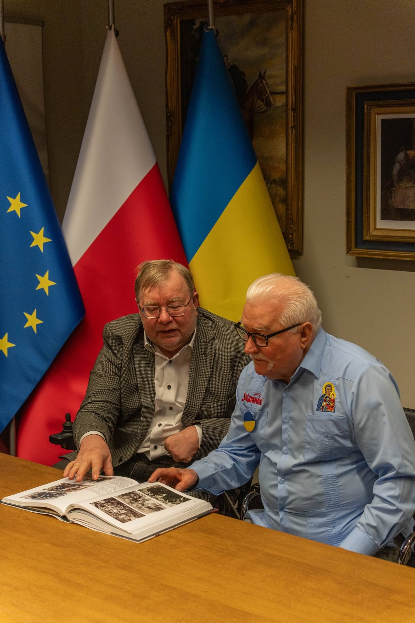 Endine peaminister Mart Laar külastas 24.–27. maini endise Poola presidendi Lech Wałęsa kutsel Gdanskit. Foto: ERAKOGU